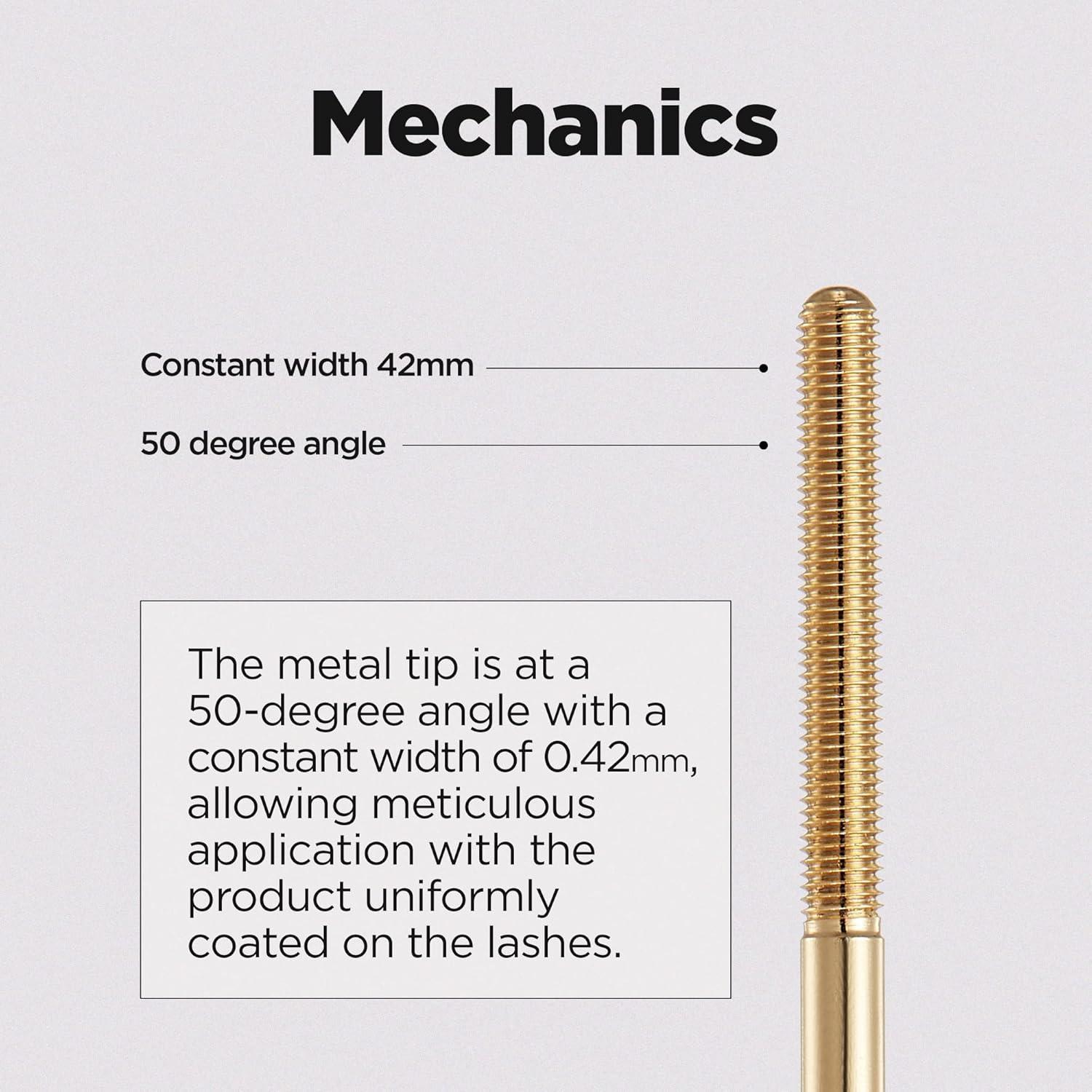 imageDERMALOGY by NEOGEN Innovative Sensational Hygienic Washable Extra Slim Metal Mascara Volume BrownRefill