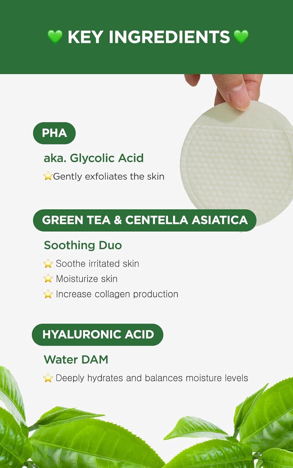imageDERMALOGY by NEOGENLAB BioPeel Gauze Peeling Pads Wine 30 pads Exfoliating amp Firming Peeling Pad with PHA amp Red Wine amp Resveratrol amp Acid Hyaluronic Korean Skin Care05 8pads BioPeel Gauze Peeling Green Tea