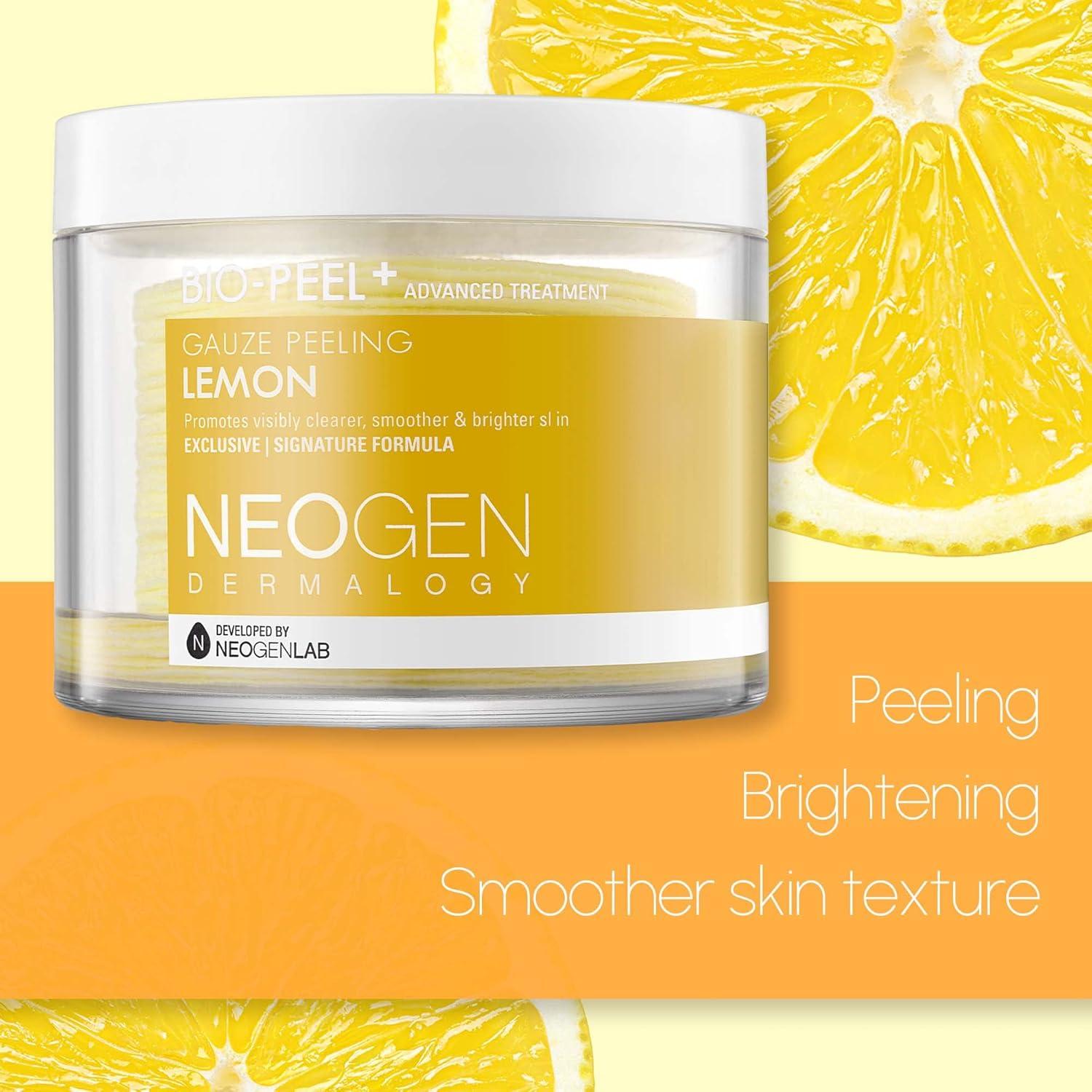 imageDERMALOGY by NEOGENLAB BioPeel Gauze Peeling Pads Wine 30 pads Exfoliating amp Firming Peeling Pad with PHA amp Red Wine amp Resveratrol amp Acid Hyaluronic Korean Skin Care04 30pads x3 BioPeel Green TeaLemonWine Set
