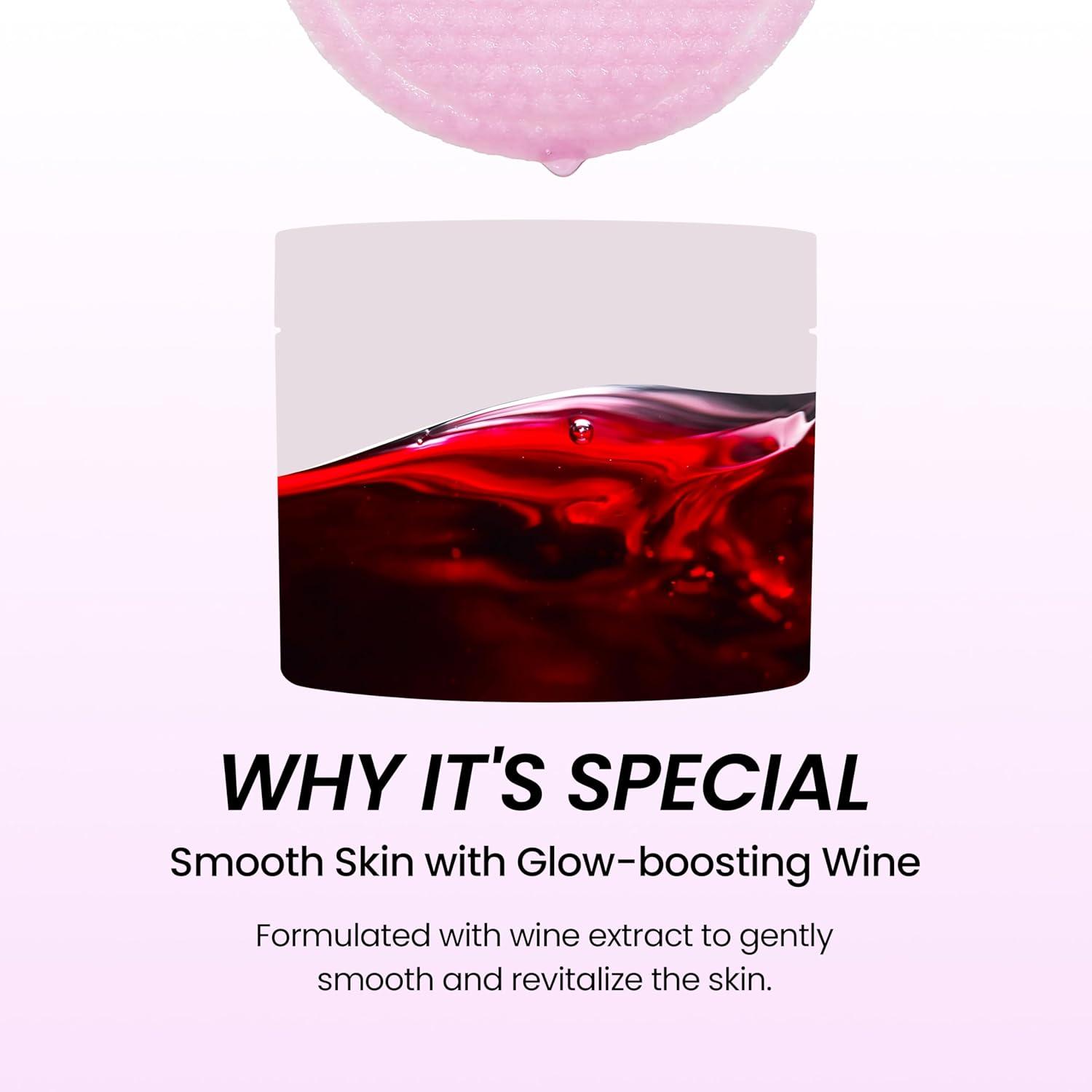 imageDERMALOGY by NEOGENLAB BioPeel Gauze Peeling Pads Wine 30 pads Exfoliating amp Firming Peeling Pad with PHA amp Red Wine amp Resveratrol amp Acid Hyaluronic Korean Skin Care03 30pads BioPeel Gauze Peeling Wine