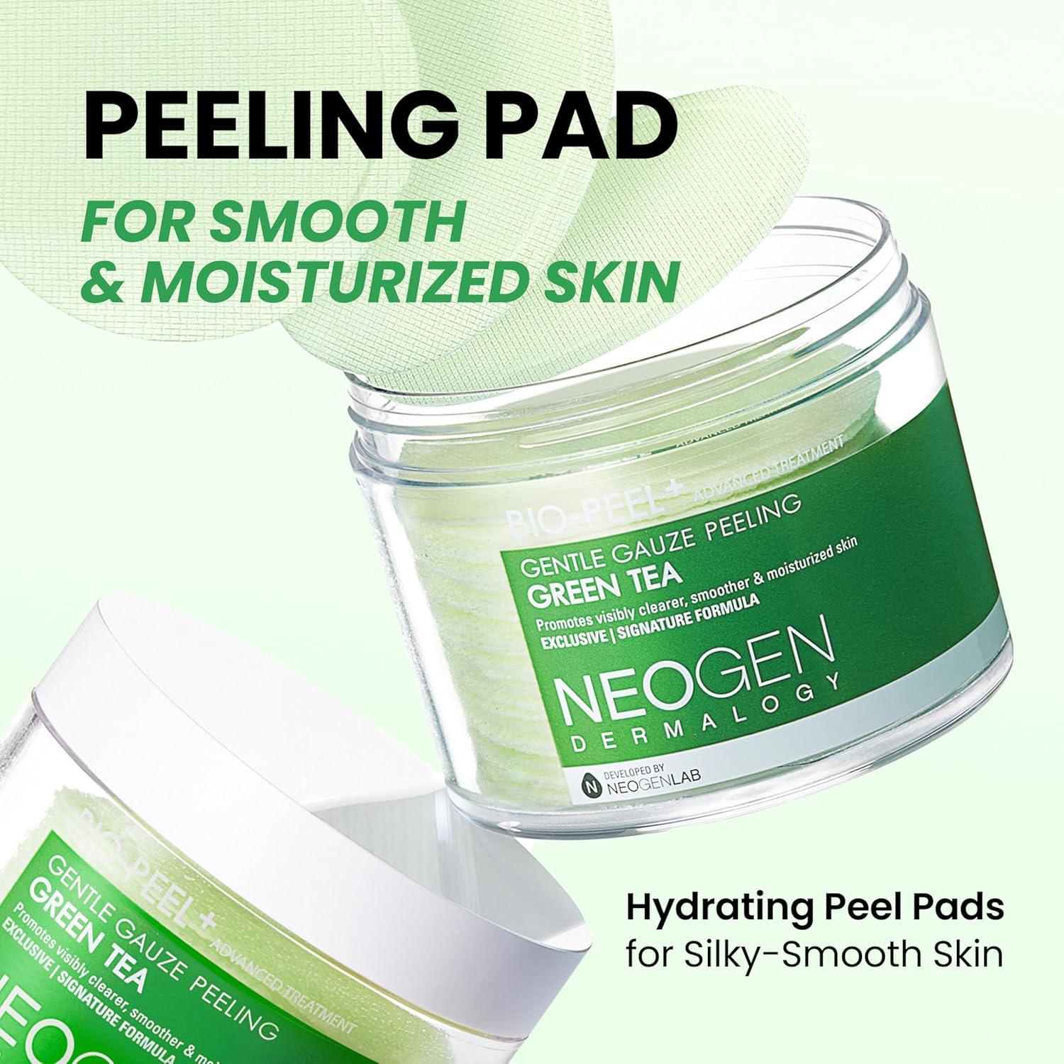 imageDERMALOGY by NEOGENLAB BioPeel Gauze Peeling Pads Wine 30 pads Exfoliating amp Firming Peeling Pad with PHA amp Red Wine amp Resveratrol amp Acid Hyaluronic Korean Skin Care01 30pads BioPeel Gauze Peeling Green Tea