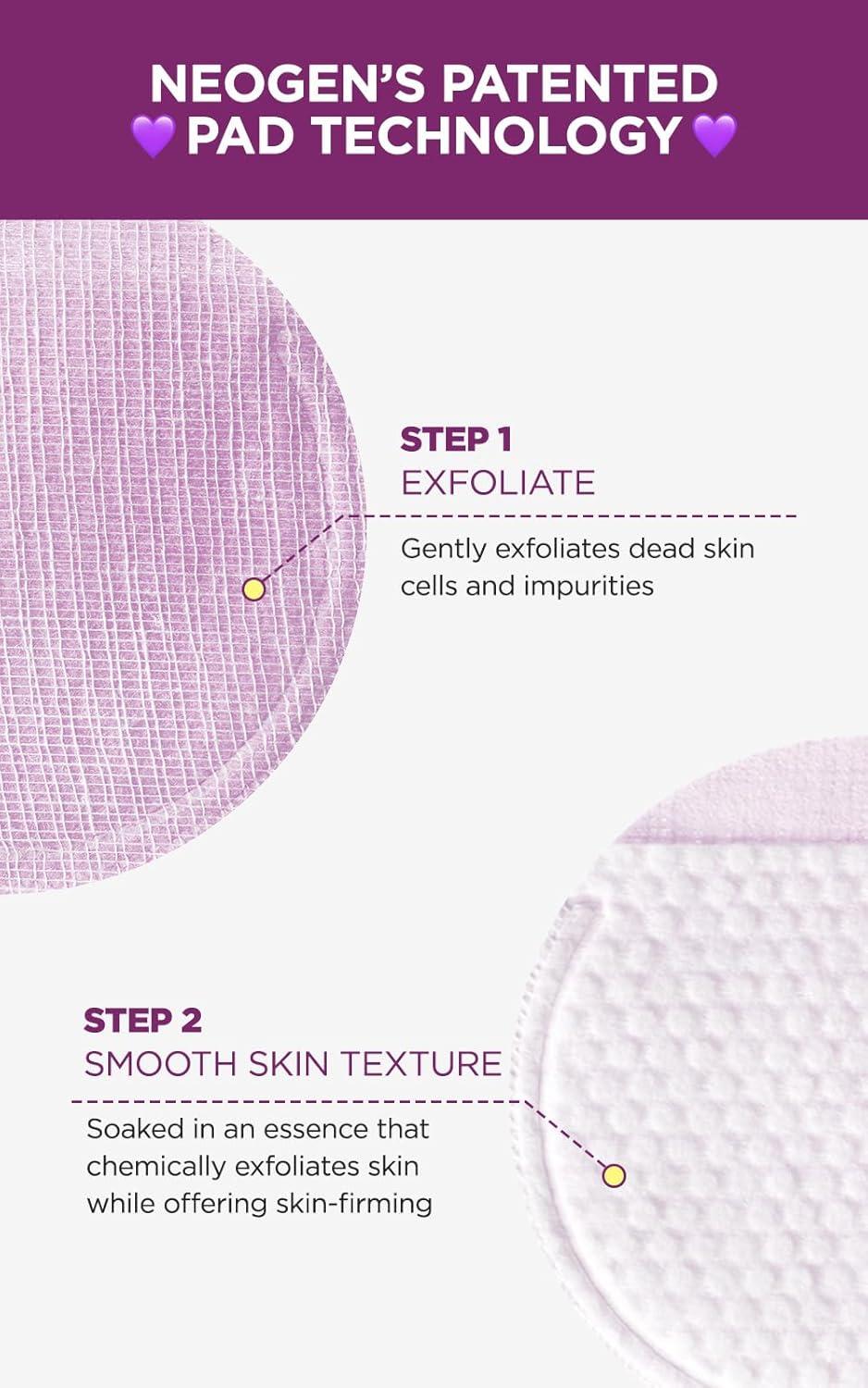 imageDERMALOGY by NEOGENLAB BioPeel Gauze Peeling Pads Wine 30 pads Exfoliating amp Firming Peeling Pad with PHA amp Red Wine amp Resveratrol amp Acid Hyaluronic Korean Skin Care07 8pads BioPeel Gauze Peeling Wine