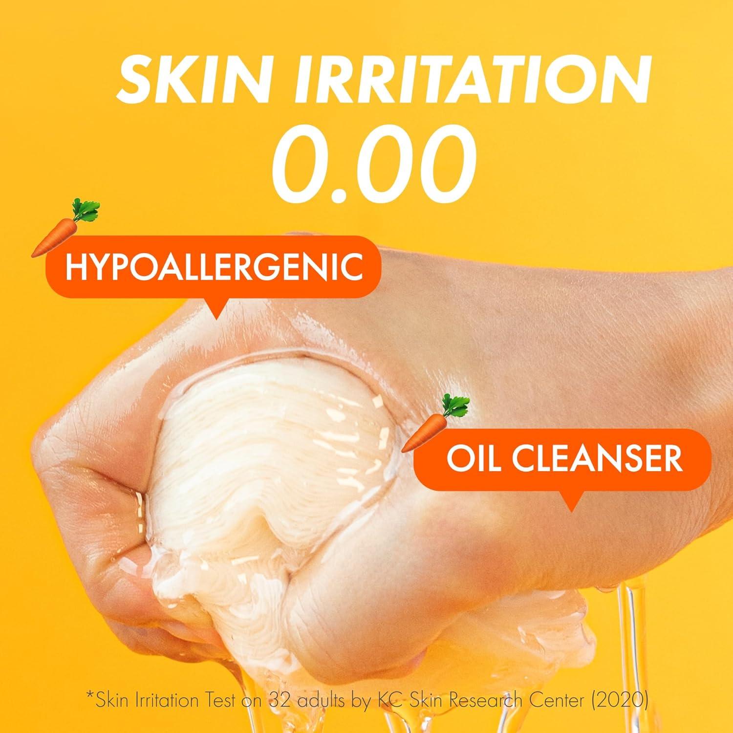 imageDERMALOGY by NEOGENLAB Carrot Deep Clear Remover Oil Pad 60 Pads Facial Oil Make Up Remover Cotton Pad for Sensitive Skin Gently Removes Waterproof Makeup amp Impurities AlcoholFree