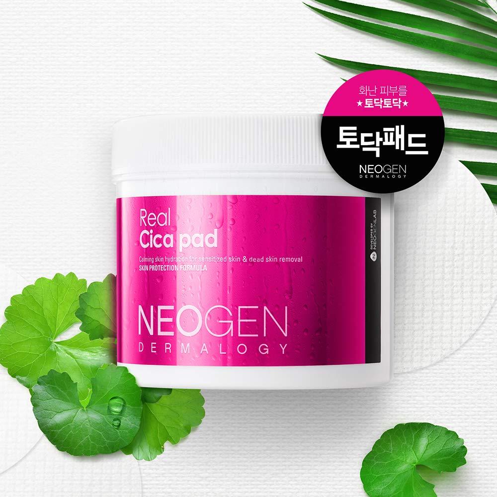imageDERMALOGY by NEOGENLAB Real Cica Pad Restores Skin Barrier Soothes Gently Exfoliates amp Cleanses Cica Micellar Pad