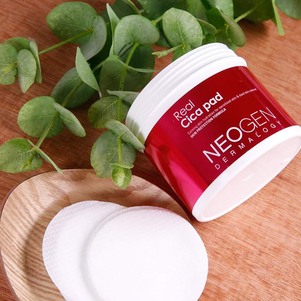 imageDERMALOGY by NEOGENLAB Real Cica Pad Restores Skin Barrier Soothes Gently Exfoliates amp Cleanses Cica Micellar Pad