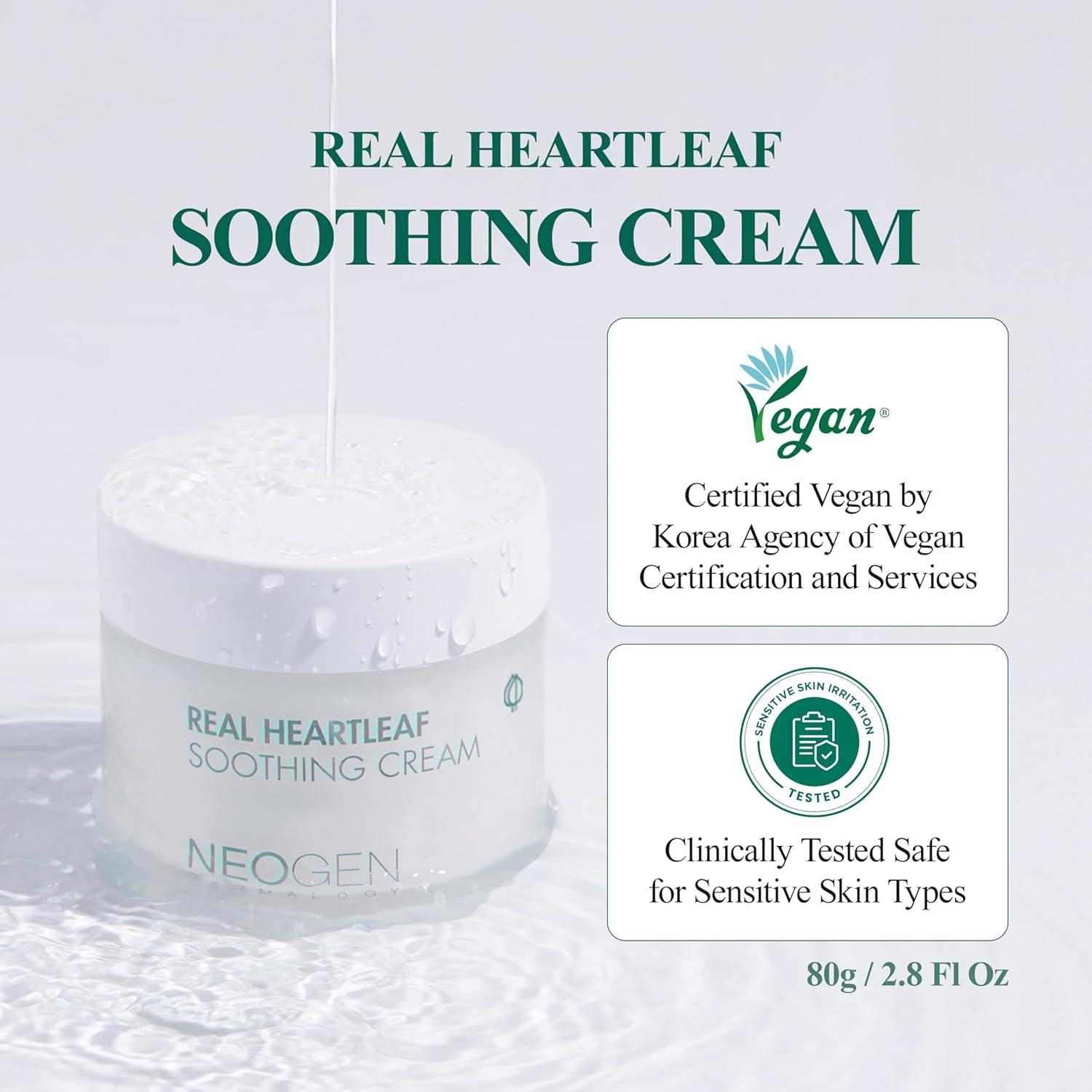 imageDERMALOGY by NEOGENLAB Real Heartleaf Soothing Cream 80g