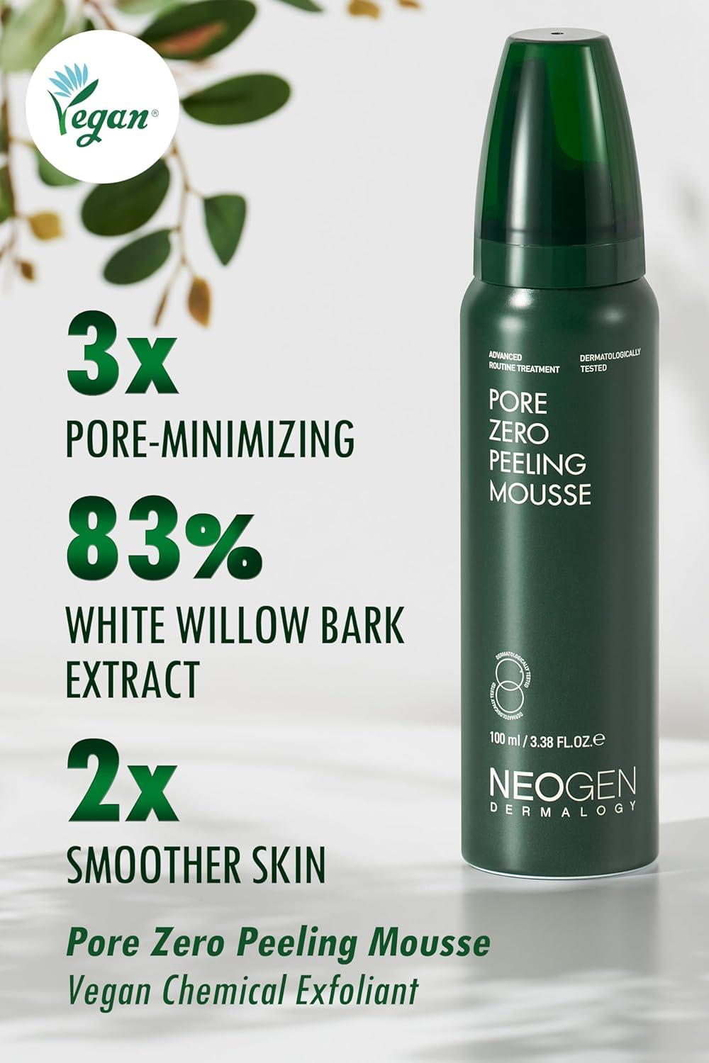 imageKBeauty Neogen Dermalogy Pore Zero Peeling Mousse AllinOne Foaming Exfoliating Face Wash Visibly Firming Tightening amp Lifting Skin 338 fl ozPore Zero