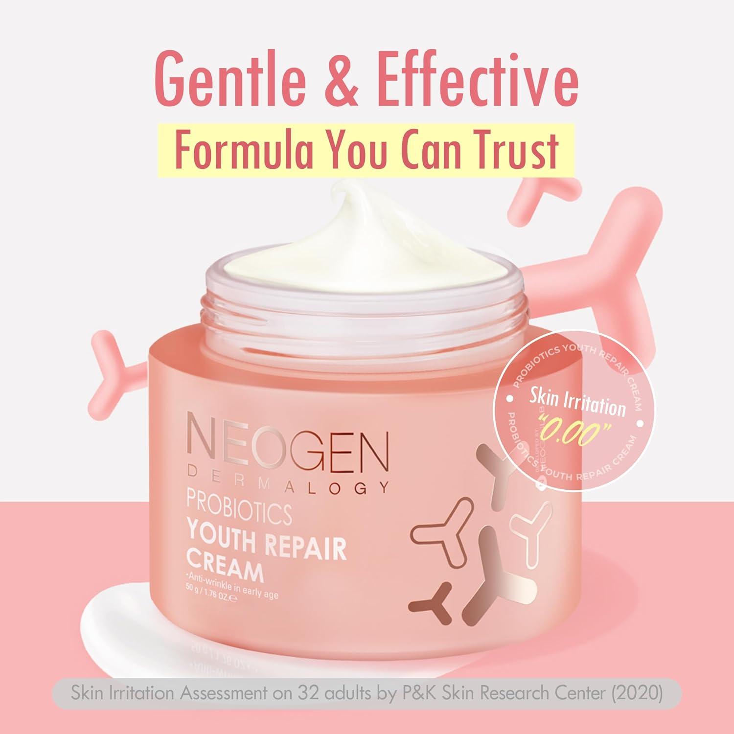 imageKBeauty Neogen Dermalogy Probiotics Youth Repair Skin Cream Face Lotion wSuperprobiotics Collagen amp 11 Peptides Skin Repair Cream 176 oz