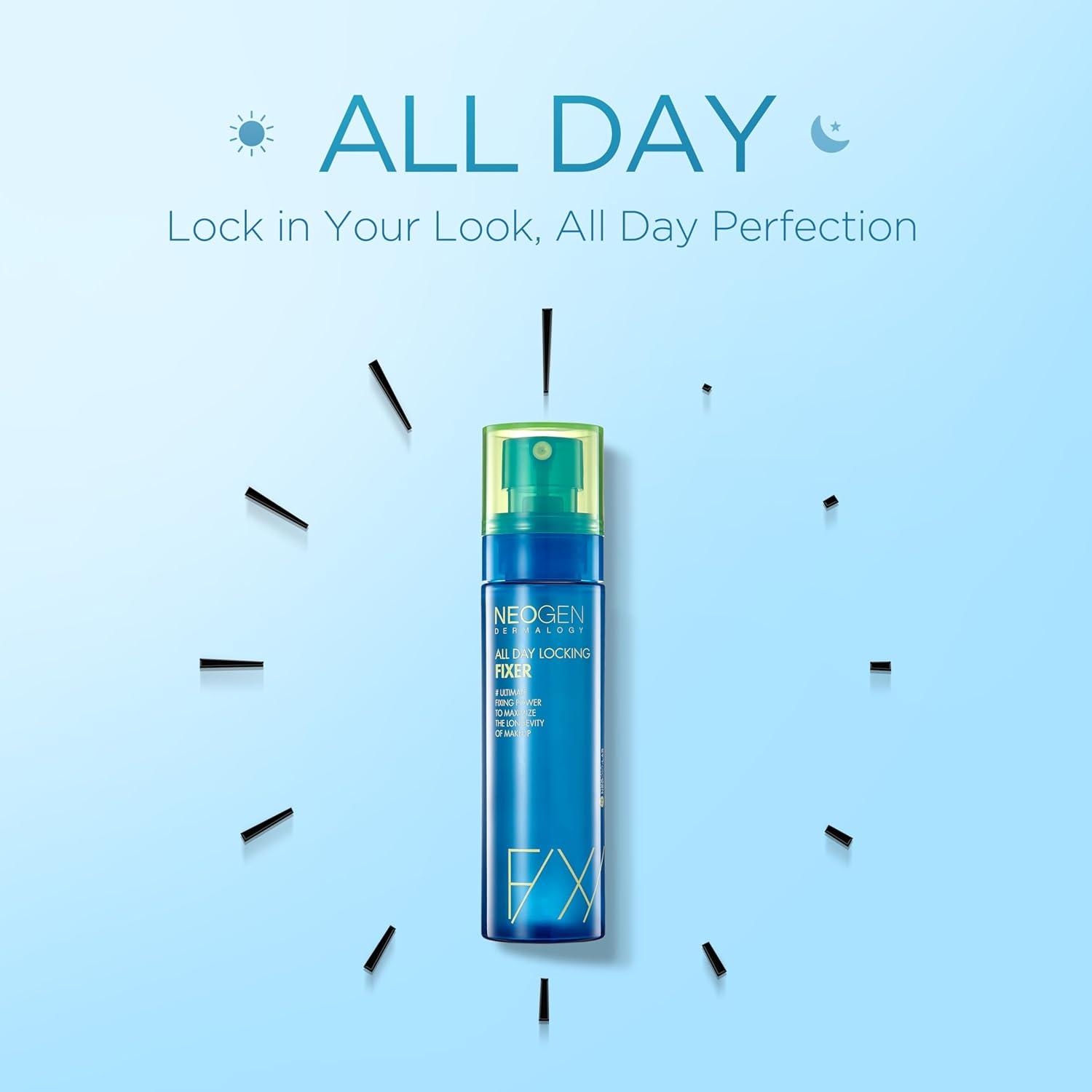 imageNEOGEN AllDay Makeup Setting Spray Hydrating amp Weightless Sebum Control LongLasting NonGreasy Finishing Fixer 27 fl oz 80 ml