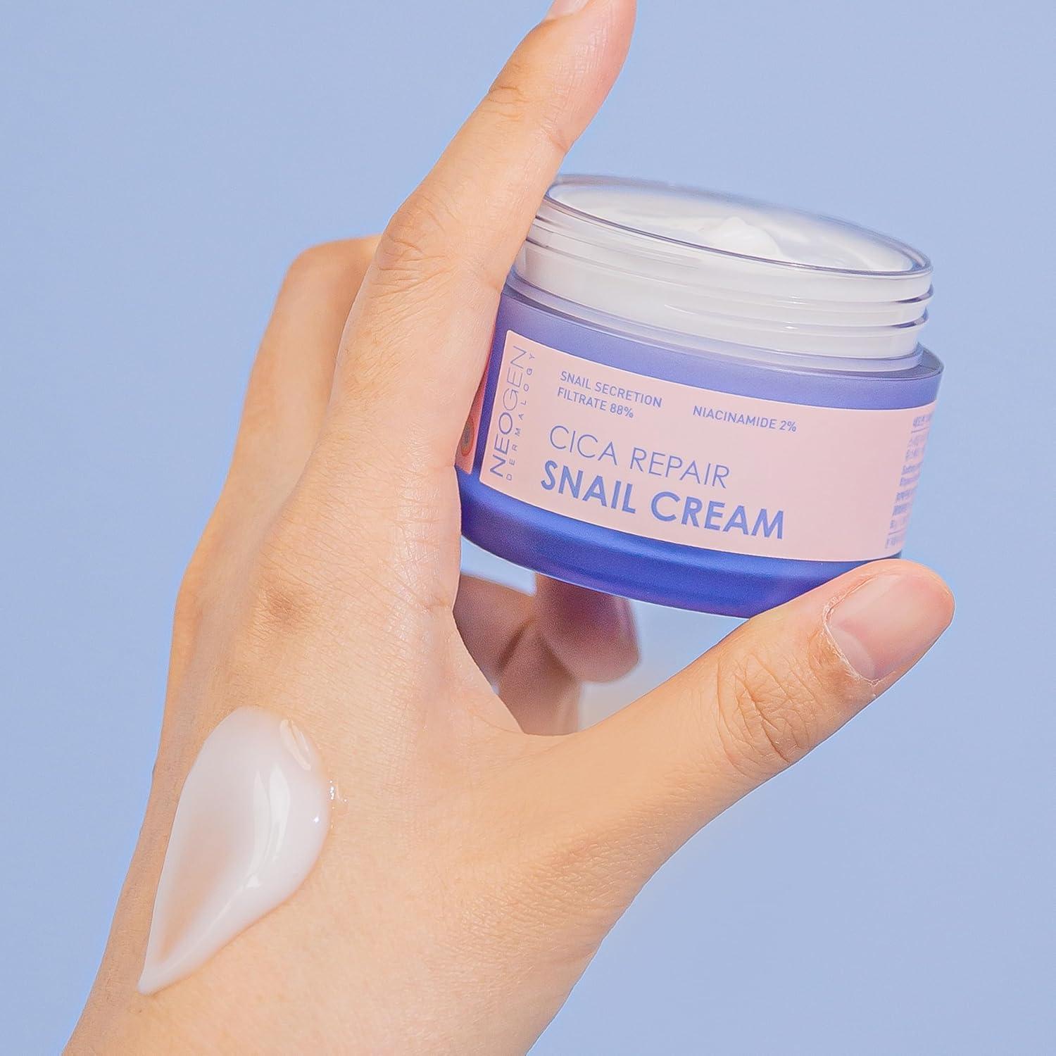 imageNEOGEN CICA REPAIR SNAIL Line Excellent recovery and soothing effects from CICA PURE COMPELX restores healthylooking firm skin Cream