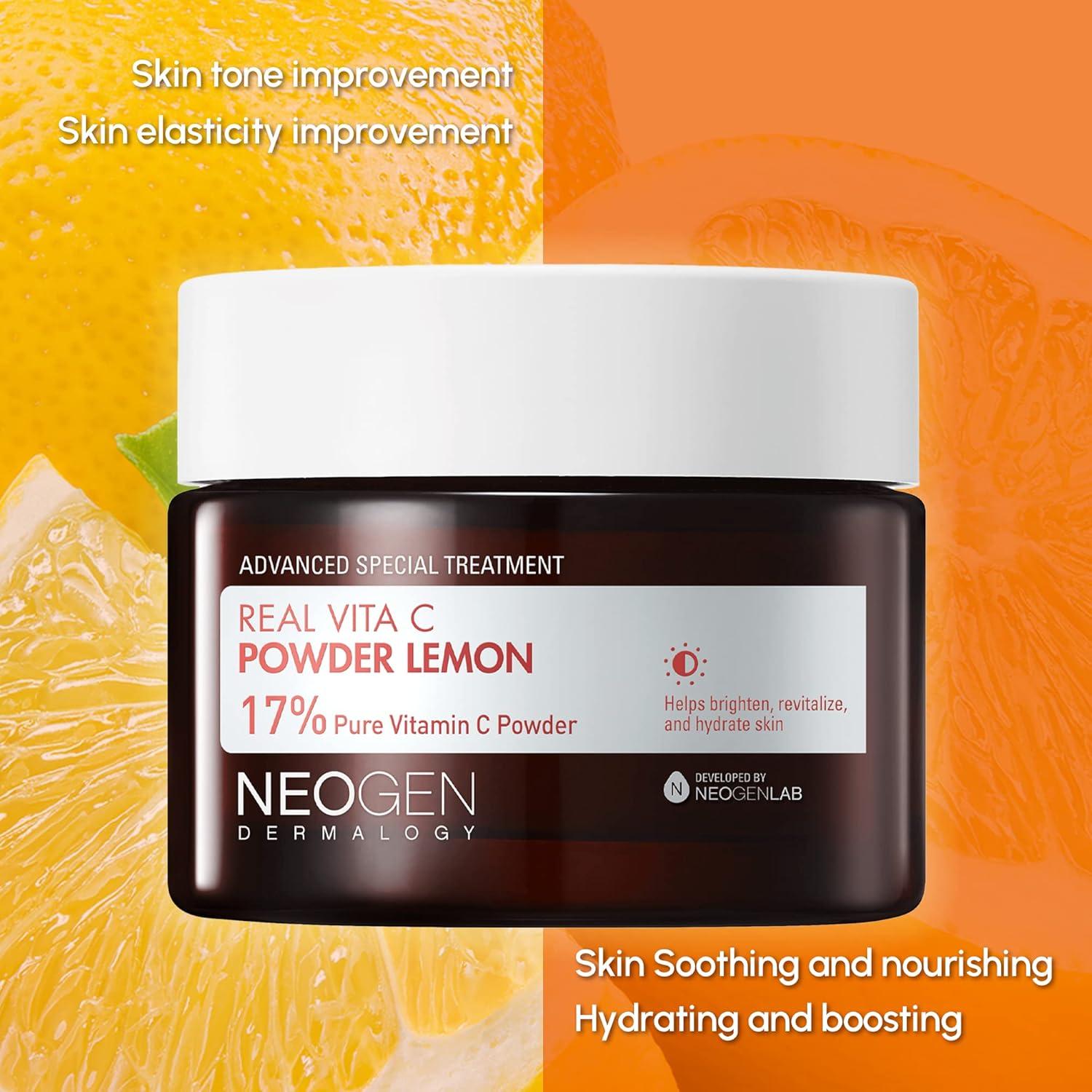 imageNEOGEN Vita C Powder Lemon 070 oz 20g Mix to Boost other Facial Skin Care Brightening amp Radiance Boosting Vitamin C Powder for Skin with 17 Ascorbic Acid Korean Skin Care