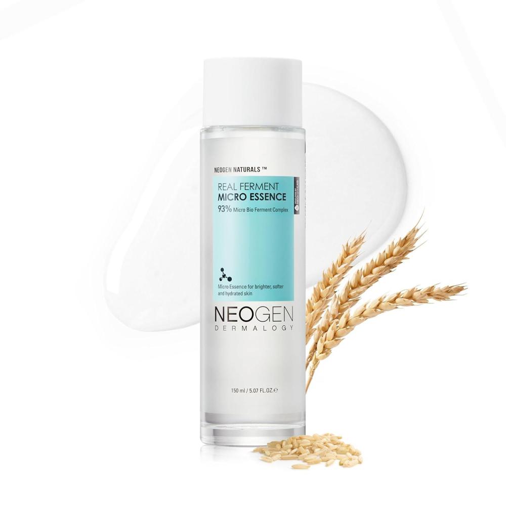 imageDERMALOGY by NEOGEN Real Ferment Micro Essence Korean Skincare Toner amp Essence with 93 Ferments for Instant Hydration and HealthyLooking Skin 507 fl oz 150 mlMicro Essence