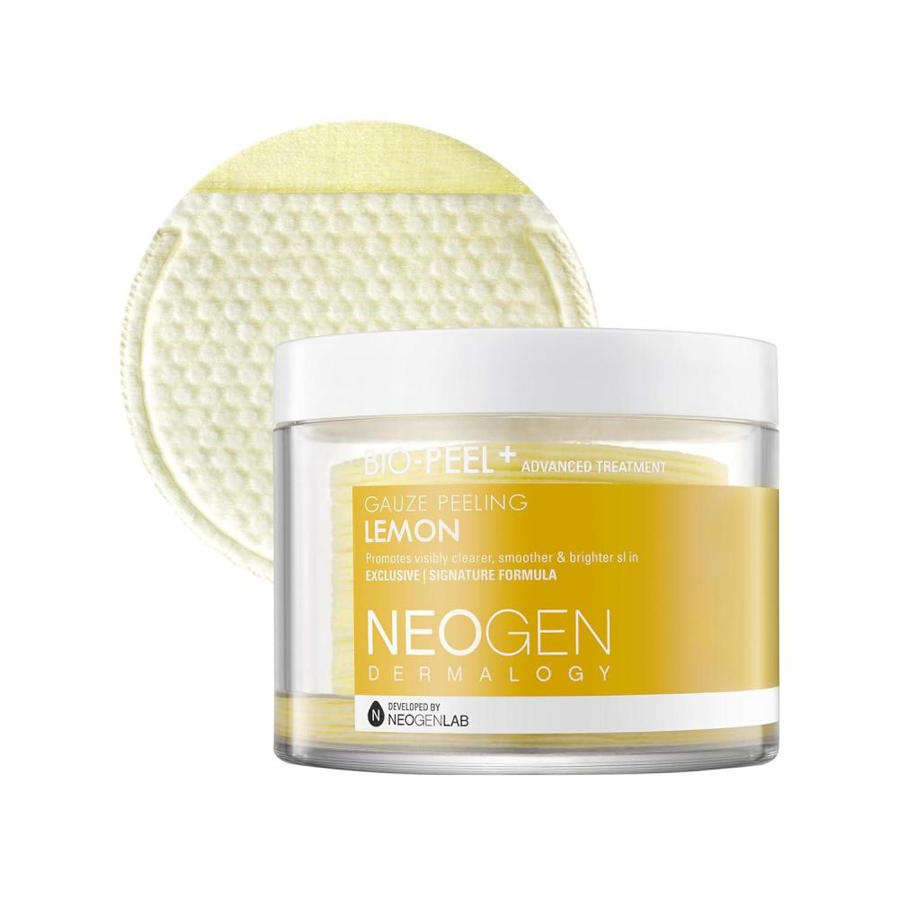 imageDERMALOGY by NEOGENLAB BioPeel Gauze Peeling Pads Wine 30 pads Exfoliating amp Firming Peeling Pad with PHA amp Red Wine amp Resveratrol amp Acid Hyaluronic Korean Skin Care02 30pads BioPeel Gauze Peeling Lemon