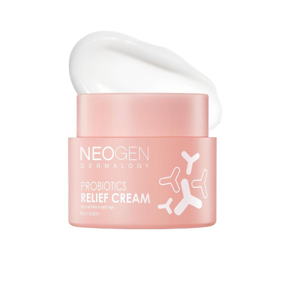 imageNEOGEN Probiotics Relief Cream 176 oz 50g Hydrating amp Firming Facial Moisturizer with Probiotics Lactobacillus amp Bifida amp Collagen Korean Skin CareRelief Cream