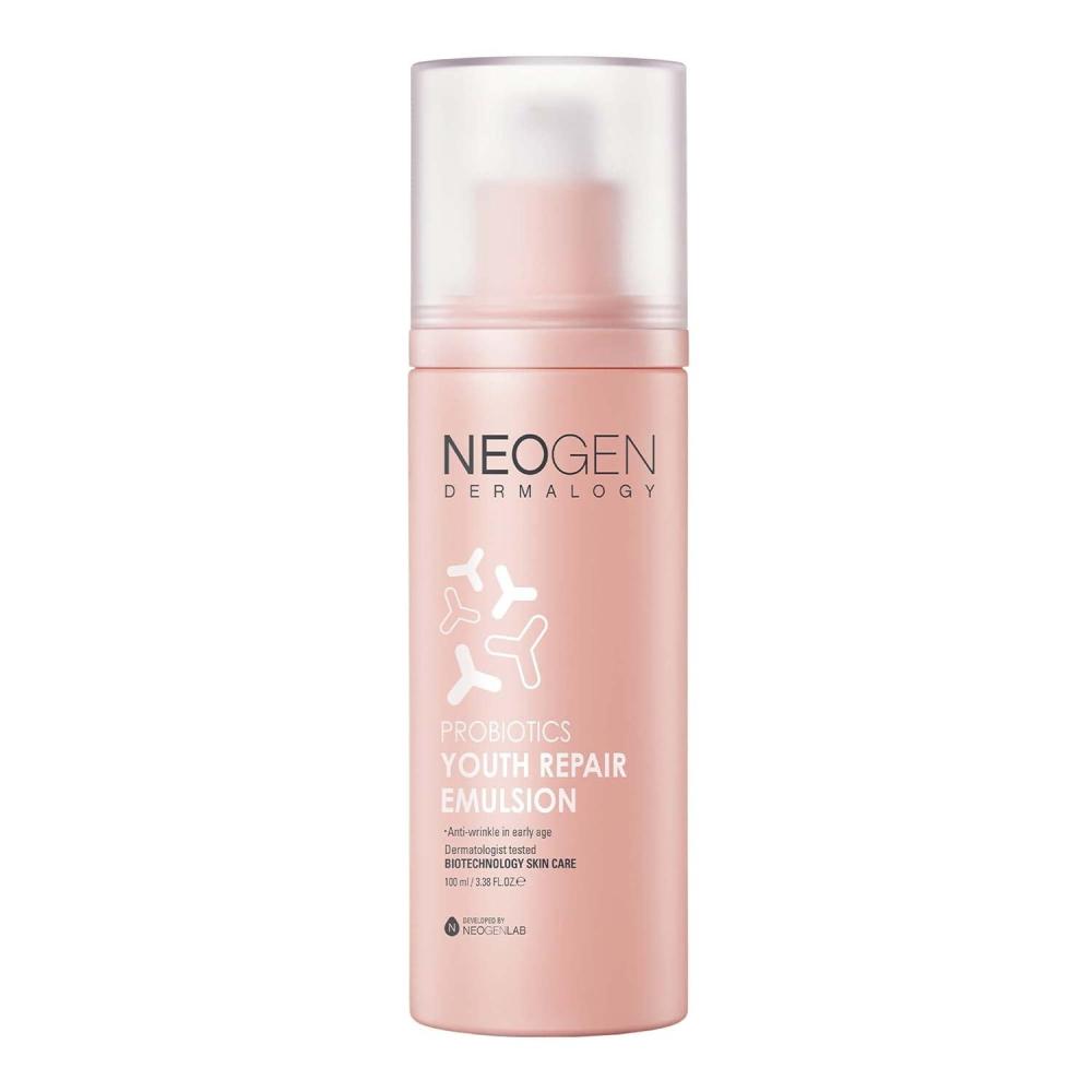 imageNEOGEN Probiotics Youth Repair Emulsion 338 Fl Oz 100ml Hydrating amp Firming Facial Emulsion with Probiotics Lactobacillus amp Bifida amp Collagen Korean Skin Care