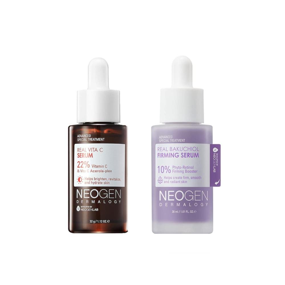 imageNEOGENDERMALOGY Real Bakuchiol Firming Serum 101 Fl Oz 30ml  Natural Retinol Alternative for Sensitive skin Day amp Night Facial Serum Firms amp Minimizes Fine Lines  Korean Skin CareVita C  Bakuchiol