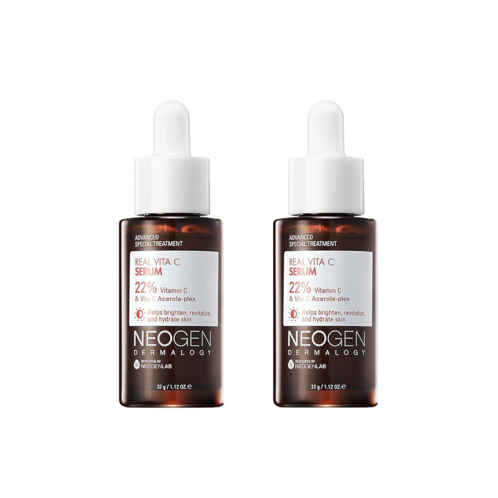 imageNEOGENDERMALOGY Real Bakuchiol Firming Serum 101 Fl Oz 30ml  Natural Retinol Alternative for Sensitive skin Day amp Night Facial Serum Firms amp Minimizes Fine Lines  Korean Skin CareVita C Pack of 2