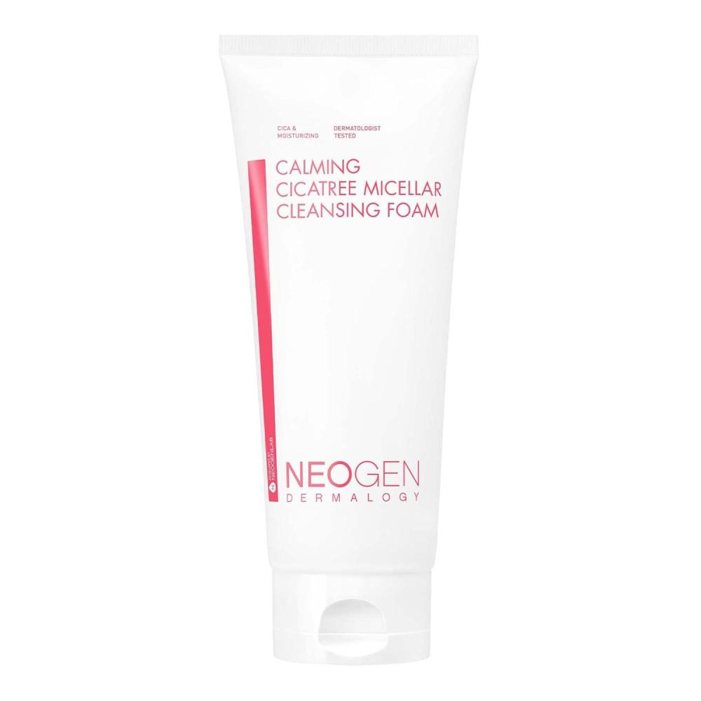 imageDERMALOGY by NEOGENLAB NEOGEN Calming Cica Tree Micellar Cleansing Foam 676 Fl Oz 200ml Hydrating Creamy Foam Cleanser for Sensitive Skin Clean Beauty Korean Skin Care