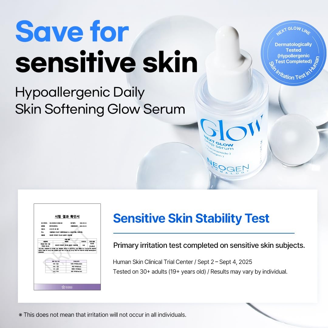 image:imageNEOGEN Dermalogy Next Glow Prep Serum 32ml 108 floz Pore Care amp Glass Skin Serum with Niacinamide 20000PPM PHA 10 AHA 3 amp 8x Hyaluronic Acid 302 Makeup Adhesion KBeauty