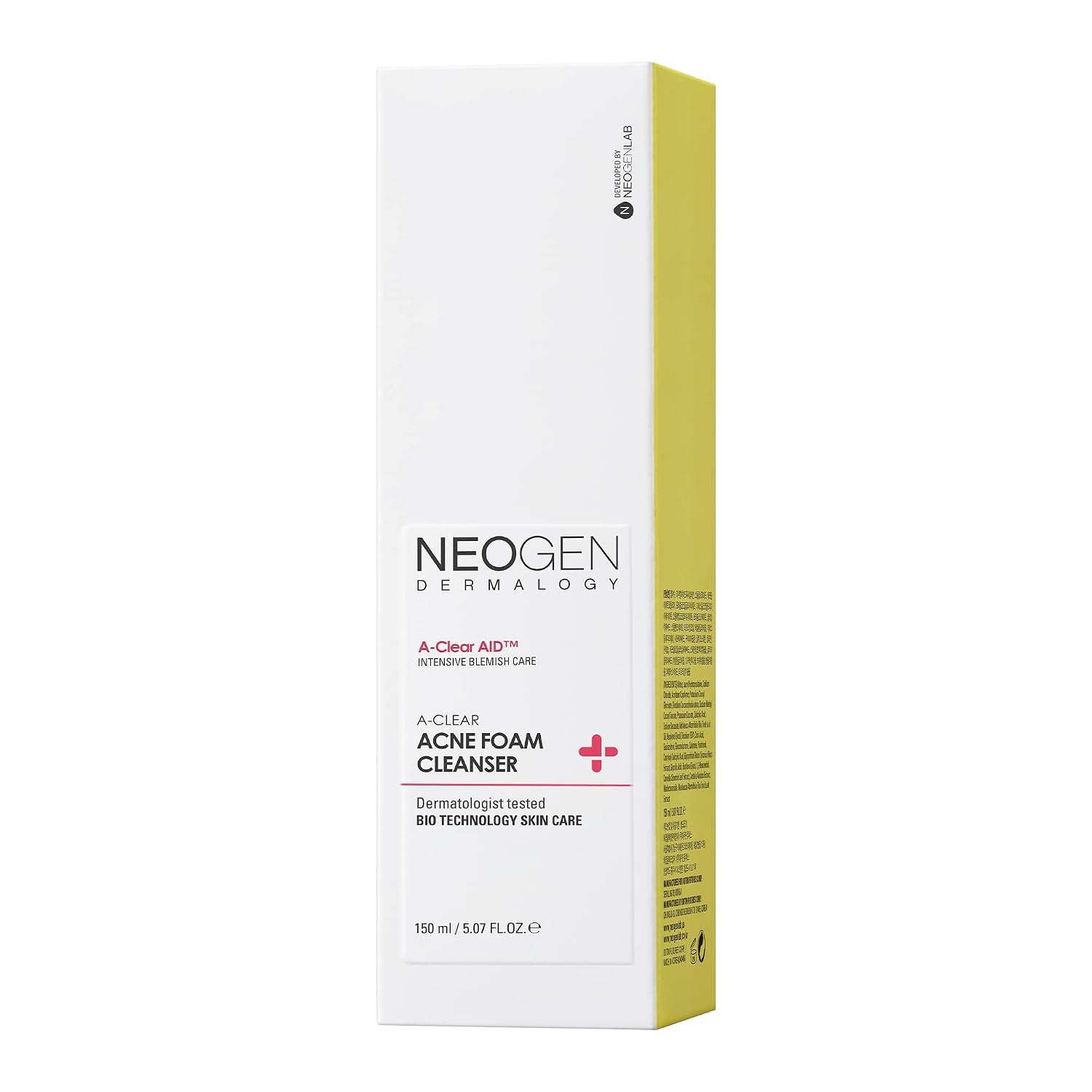 image:imageDERMALOGY by NEOGENLAB Aclear Soothing Acne Pimple Care Hydrocolloid Blemish Treatment with Gentle and Soothing Korean Skincare ACNE FOAM GEL CLEANSER