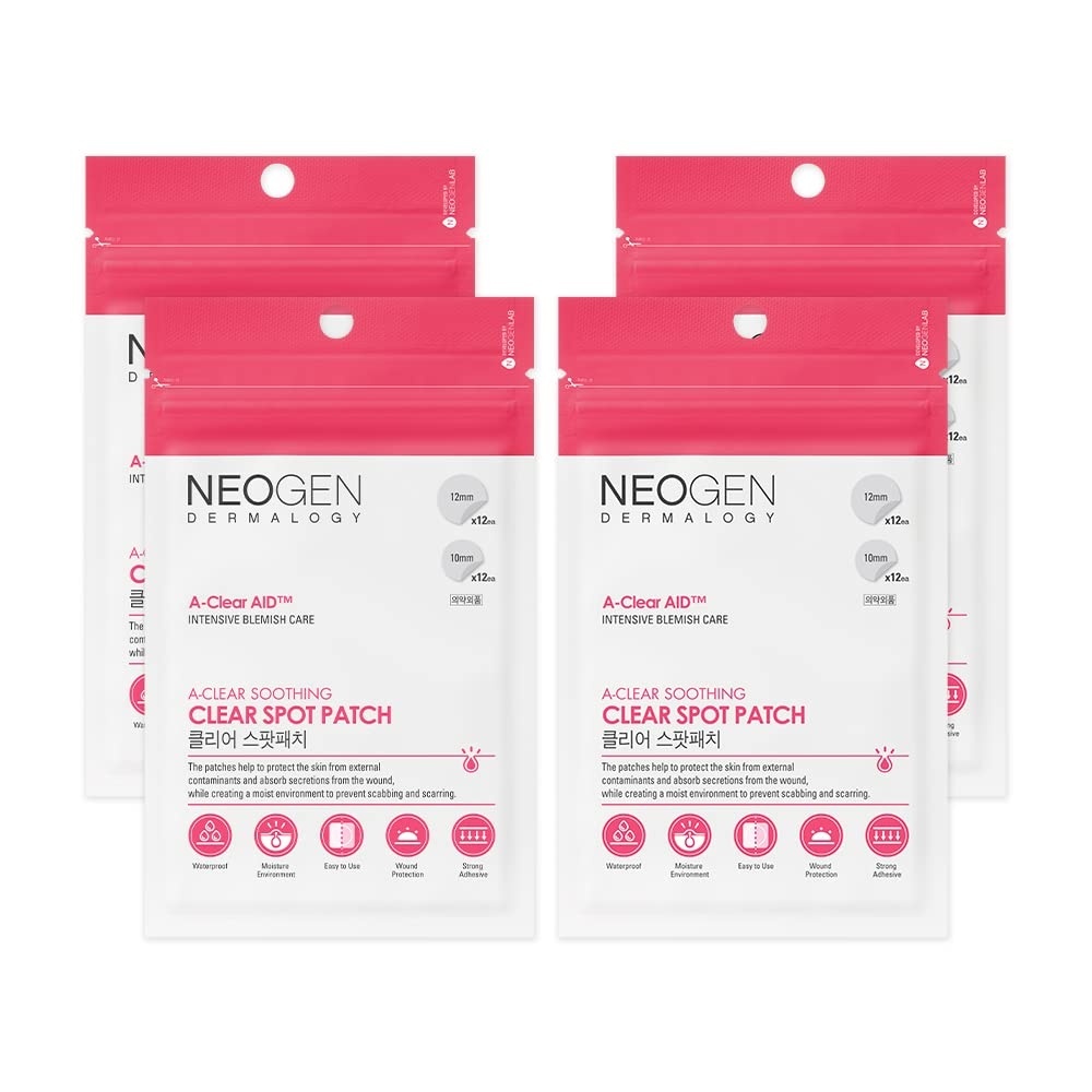 image:imageDERMALOGY by NEOGENLAB AClear Soothing Acne Care 4 Pack12 Count Pack of 4