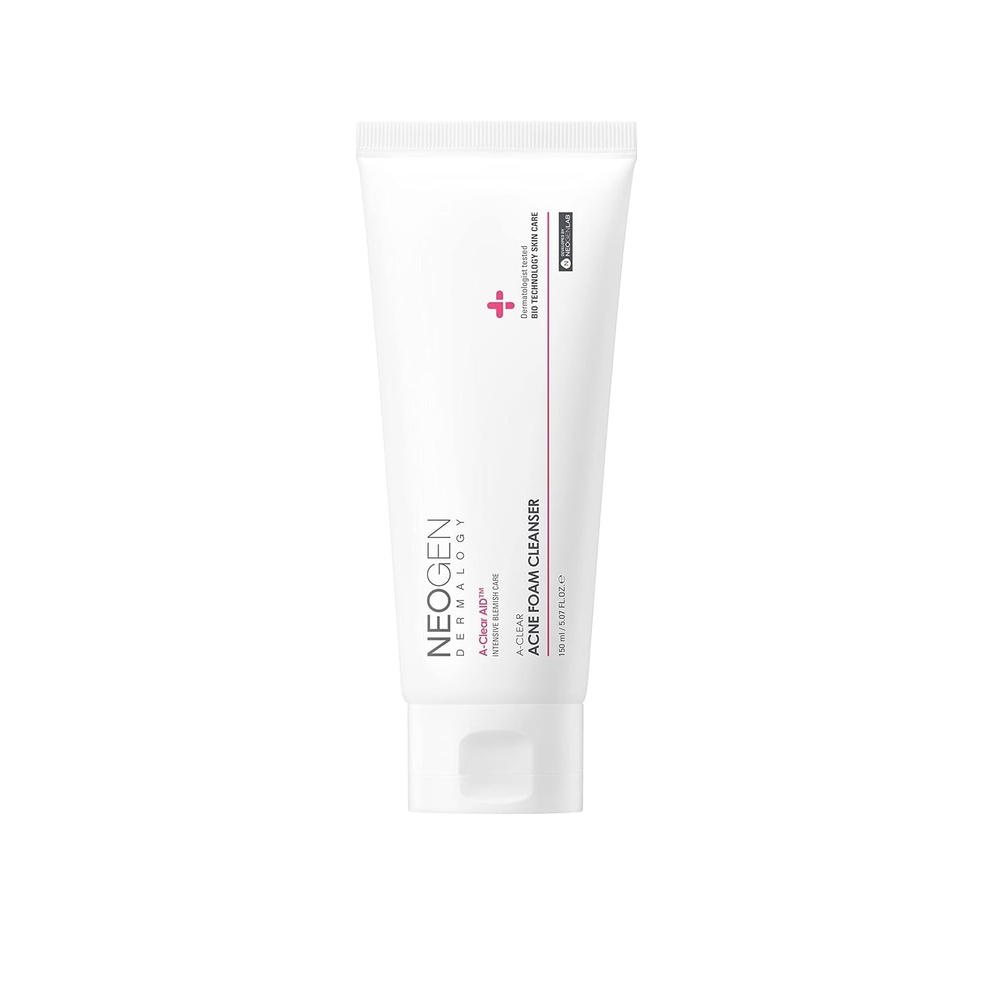 image:imageDERMALOGY by NEOGENLAB Aclear Soothing Acne Pimple Care Hydrocolloid Blemish Treatment with Gentle and Soothing Korean Skincare ACNE FOAM GEL CLEANSER